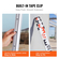 Ράβδος μέτρησης VEVOR 4M Metric Telescopic Grade Rod CM/MM με επίπεδο &amp; τσάντα φυσαλίδων