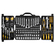 VEVOR 207-Piece Mechanics Tool Set 1/4&quot; 3/8&quot; 1/2&quot; Drive Sockets SAE and Metric