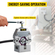 VEVOR 71550 Portable Manual Hydraulic Pipe Pipe Hose Crimping Tool and Repaire Crimper Tools Χειροκίνητα Λειτουργία A/C Hose Crimper Tool Kit Ανθεκτικό με 4 μήτρες για κλιματιστικό αυτοκινήτου