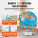 VEVOR Educational Globe for Kids 10 in/254 mm Interactive AR World Globe APP (Γλώσσα χάρτη: Αγγλικά)