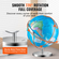 VEVOR Illuminated World Globe with Stand Educational 13in/330,2mm Constellation (Γλώσσα χάρτη: Αγγλικά)