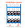 Βάση θήκης ελαστικών VEVOR Storage Rack 2 ράφι και χωράει έως και 12 τυπικά ελαστικά
