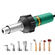 VEVOR Hot Air Plastic Welder 1600W PVC TPO Vinyl Heat Gun Torch &amp; 9 Accessories