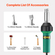 VEVOR Hot Air Plastic Welder 1600W PVC TPO Vinyl Heat Gun Torch &amp; 5 Accessories