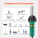 VEVOR Hot Air Plastic Welder 1600W PVC TPO Vinyl Heat Gun Torch &amp; 14 Accessories