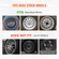 VEVOR 15&quot; Κάλυμμα τροχού Hubcaps Σετ 4 στιβαρών καπακιών για όλες τις καιρικές συνθήκες
