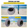 VEVOR Beach Balloon Wheels, ανταλλακτικά λάστιχα άμμου 15,7&quot;, TPU Cart ελαστικά για Kayak Dolly, Canoe Cart και Buggy με δωρεάν αντλία αέρα, 2-συσκευασία