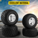 VEVOR Go Kart Wheels Rain Tires Set 4 Rim &amp; Tire Durable 10X4.50-5 11x6.0-5