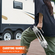 Σταθεροποιητής τσοκ τροχού VEVOR Camper, τσοκ τροχού σταθεροποιητής RV σε σχήμα Χ, χωρητικότητα ελαστικών 1,5&quot; έως 10&quot;, 2 σετ τσοκ τροχών με κλειδί καστάνιας και τσάντα αποθήκευσης για Campers Travel Trailers Trucks