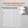 VEVOR Pegboard Wall Organizer 32&quot; x 32&quot;, 330LBS Loading Garage Metal Pegboard Organizer Wall Mount, 25PCS Tool Storage Kit με 2 μανταλάκια, γάντζους, δοχεία αποθήκευσης, ράφια ραφιών για κατάστημα γκαράζ αποθήκης