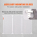 VEVOR Pegboard Wall Organizer 48&quot; x 32&quot;, 495LBS Loading Garage Metal Pegboard Organizer Βάση τοίχου, 37PCS Tool Storage Kit με 3 μανταλάκια, γάντζους, δοχεία αποθήκευσης, ράφια ραφιών για κατάστημα γκαράζ αποθήκης
