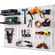 VEVOR Pegboard Wall Organizer 48&quot; x 32&quot;, 495LBS Loading Garage Metal Pegboard Organizer Βάση τοίχου, 37PCS Tool Storage Kit με 3 μανταλάκια, γάντζους, δοχεία αποθήκευσης, ράφια ραφιών για κατάστημα γκαράζ αποθήκης
