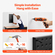 VEVOR Metal Pegboard Panels 4 panels 24&quot; x 12&quot; Wall Organizer for Garage Tool