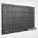 VEVOR Metal Pegboard Panels 4 panels 24&quot; x 12&quot; Wall Organizer for Garage Tool