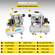 VEVOR Air Compressor 2 Gallon Ultra Quiet Αερόσυμπιεστής χωρίς λάδι 9L Αθόρυβος Αεροσυμπιεστής Δεξαμενής 550W Συμπιεστής χωρίς λάδι Χαμηλού θορύβου με κινητήρα καθαρού χαλκού