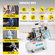 VEVOR Air Compressor 2 Gallon Ultra Quiet Αερόσυμπιεστής χωρίς λάδι 9L Αθόρυβος Αεροσυμπιεστής Δεξαμενής 550W Συμπιεστής χωρίς λάδι Χαμηλού θορύβου με κινητήρα καθαρού χαλκού