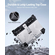 VEVOR 45L Top Case Μοτοσικλέτας Universal Tail Box μοτοσυκλέτας με δερμάτινη επένδυση