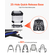 VEVOR 45L Top Case Μοτοσικλέτας Universal Tail Box μοτοσυκλέτας με δερμάτινη επένδυση