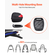 VEVOR 24L Top Case Μοτοσικλέτας Universal Ουρά μοτοσικλέτας με Ανακλαστικό Πάνελ