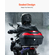 VEVOR 48L Top Case Μοτοσικλέτας Universal Ουρά μοτοσικλέτας με Ανακλαστικό Πάνελ