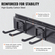 VEVOR Garage Tool Organizer, 300 lbs Max Load Capacity, Wall Mount Yard Garden Storage Rack Organization Heavy Duty με 6 ρυθμιζόμενους γάντζους και 3 ράγες, για εργαλεία κήπου, φτυάρια, ψαλίδια και σωλήνες