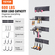 VEVOR Garage Tool Organizer, 600 lbs Max Load Capacity, Wall Mount Yard Garden Storage Rack Organization Heavy Duty με 10 ρυθμιζόμενους γάντζους και 4 ράγες, για εργαλεία κήπου, φτυάρια, ψαλίδια και σωλήνες