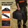 Τσάντα VEVOR Range για 2 Pistols Tactical Gun Bag 2 ενσωματωμένες τσάντες πιστολιού μαύρες