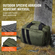 Τσάντα VEVOR Range για 2 Pistols Tactical Gun Bag 2 ενσωματωμένες τσάντες πιστολιού Πράσινη
