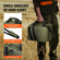 Τσάντα VEVOR Range για 2 Pistols Tactical Gun Bag 2 ενσωματωμένες τσάντες πιστολιού Πράσινη