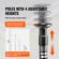 VEVOR Dust Barrier Poles 10 Ft with 4 Telescoping Poles Dust Barrier Poles