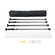 VEVOR Dust Barrier Poles 12 Ft with 4 Telescoping Poles Dust Barrier Poles