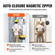 VEVOR Dust Barrier, 7,5 x 4 ft Dust Barrier Door Kit, με μαγνητικό φερμουάρ που κλείνει αυτόματα, κάλυμμα πόρτας κατασκευής PE για περιορισμό της σκόνης, επαναχρησιμοποιούμενος τοίχος προστασίας από σκόνη για αναδιαμόρφωση μπάνιου σαλονιού