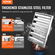 VEVOR 24,5Wx19,5H Inch Commercial Hood Filter Range Hood Διάφραγμα από ανοξείδωτο ατσάλι