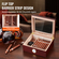 VEVOR 50 Cigars Humidor Glasstop Cedar Cigar Storage Box Υγρόμετρο υγραντήρα