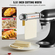 Εξάρτημα ζυμαρικών VEVOR για μίξερ με βάση KitchenAid, Εξάρτημα με ρολό φύλλου ζυμαρικών από ανοξείδωτο χάλυβα, αξεσουάρ μηχανής παρασκευής ζυμαρικών με 8 ρυθμιζόμενο πόμολο πάχους, Εξάρτημα ζυμαρικών KitchenAid της VEVOR