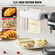 Εξάρτημα ζυμαρικών VEVOR για μίξερ με βάση KitchenAid, σετ ρολού κοπής ζυμαρικών από ανοξείδωτο ατσάλι 3 σε 1 που περιλαμβάνει ρολό φύλλου ζυμαρικών, κόφτη σπαγγέτι και φετουτσίνι, 8 ρυθμιζόμενο πόμολο πάχους Μακαριέρα