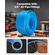 VEVOR Air Compressor Line Kit 3/4'' x 300FT HDPE/Aluminium Air Piping System Blue