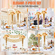 VEVOR 2PCS 56cm/22,05” Ψηλό Βάζο Γάμου Λουλούδι Μεταλλικό Χρυσό Τρομπέτα για Τραπέζια
