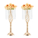 VEVOR 2PCS 55cm/21,65” Ψηλό Κρυστάλλινο Βάζο Γάμου για Διακόσμηση Πάρτυ