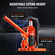 VEVOR Hydraulic Toe Jack, 2,5 Ton On Toe Jack Lift, 5 Ton On Top Lift Capacity Machine Jack, 0,8-5,3 in Toe Height, 8,9-13,4 in Toe Height, Air Hydraulic Claw Jack for Machinery, Industry