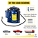VEVOR Air Hydraulic Bottle Jack, 32 Ton/70550lbs Pneumatic Hydraulic Bottle Jack, Pneumatic/manual Dual Operation Bottle Lift Jack, with Manual Hand Pump for Heavy Duty Auto Truck RV Repair Lift