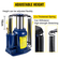 VEVOR Air Hydraulic Bottle Jack, 32 Ton/70550lbs Pneumatic Hydraulic Bottle Jack, Pneumatic/manual Dual Operation Bottle Lift Jack, with Manual Hand Pump for Heavy Duty Auto Truck RV Repair Lift