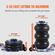 VEVOR Air Jack, 3 Ton/6600 lbs Triple Bag Air Jack, Airbag Jack με έξι χαλύβδινους σωλήνες, ανύψωση έως 17,7&quot;, 3-5 s Fast Lifting Pneumatic Jack, με ρυθμιζόμενες μακριές λαβές για αυτοκίνητα, γκαράζ, επισκευή (Μπλε)
