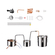 VEVOR Moonshine Still Water Alcohol Distiller 3Gal με βαρέλι Thumper &amp; αντλία νερού 8W