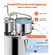 VEVOR Moonshine Still Water Alcohol Distiller 8Gal με βαρέλι Thumper &amp; αντλία νερού 8W