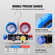 VEVOR 4 Way AC Gauge - Σετ AC Manifold Gauge για ψυκτικό μέσο R134A R22 R12 R410A, μετρητές φρέον με εύκαμπτους σωλήνες 5 ποδών, ζεύκτες, Can Tap Works on Car Auto Freon Charging and Evacuation