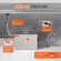VEVOR Commercial Grease Trap, 8 LBS Grease Interceptor, Side Int Interceptor, Under Sink Lase Trap από ανοξείδωτο ατσάλι, 2,8 GPM Διαχωριστής λυμάτων λαδιού-νερού, για οικιακή κουζίνα καντίνας εστιατορίου