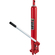 VEVOR Hydraulic Long Ram Jack, χωρητικότητας 3 Tons/6600 lbs, με μονοέμβολη αντλία και βάση Clevis, χειροκίνητος επιλογέας κερασιού με λαβή, για γερανούς γκαράζ/καταστήματος, ανυψωτικό κινητήρα, κόκκινο