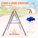 Σετ Swing VEVOR για Backyard 6 σε 1 Σετ κούνιας 440lbs Χωρητικότητα Μεταλλικό σετ κούνιας
