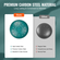 VEVOR Steel Tongue Drum 12 in 13 Rain Drum for Outside C Major Green